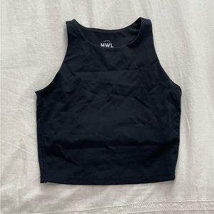 Madewell active cropped tank. Like new.